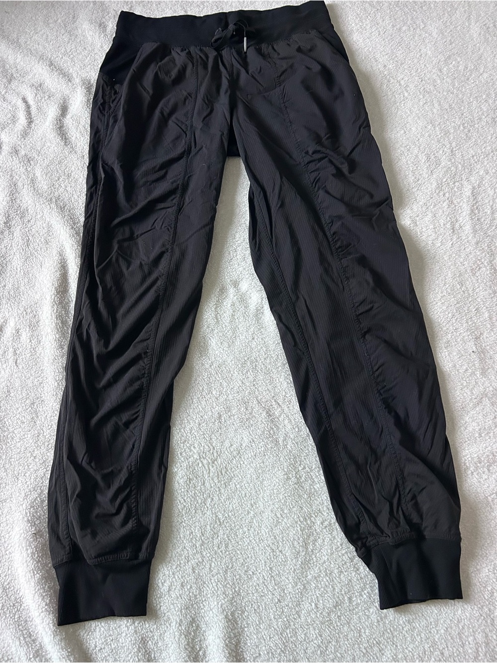lululemon athletica Black Dance Studio Mid Rise Joggers Size 8